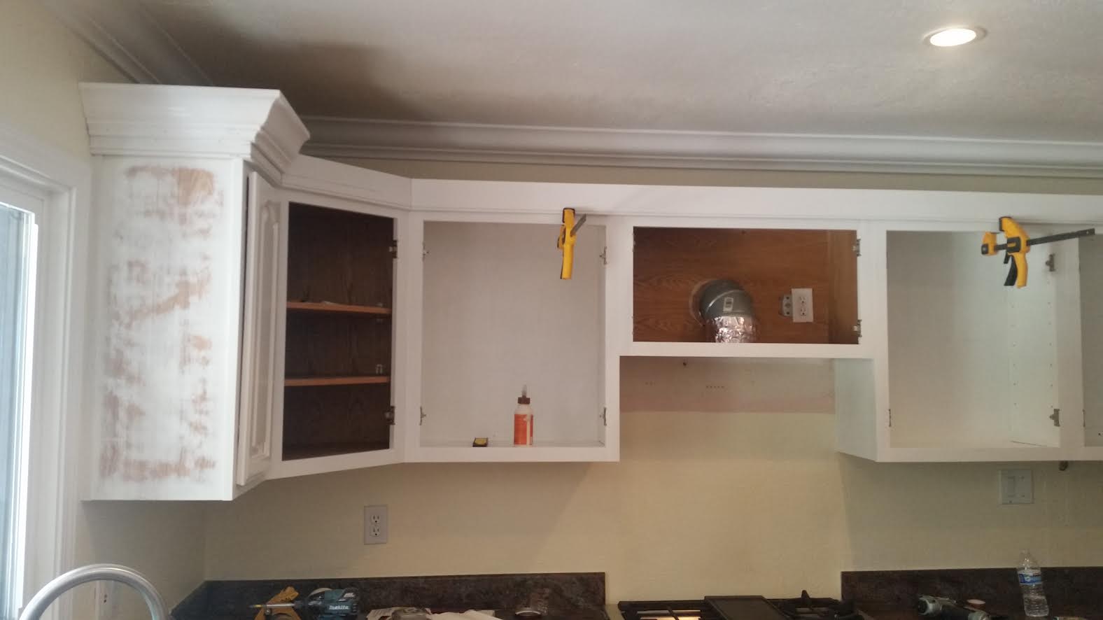 Kitchen cabinets before